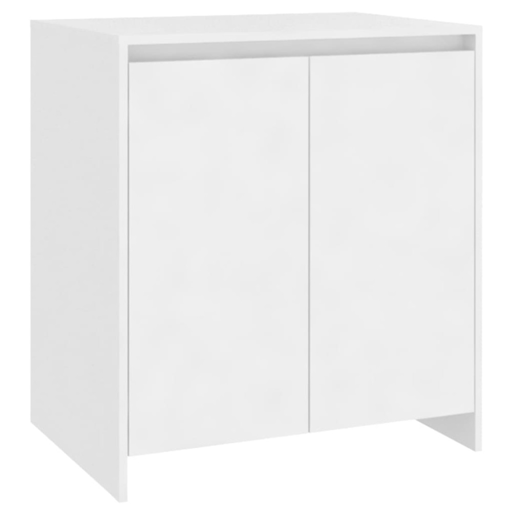 vidaXL Servantă, alb, 70x41x75 cm, lemn prelucrat