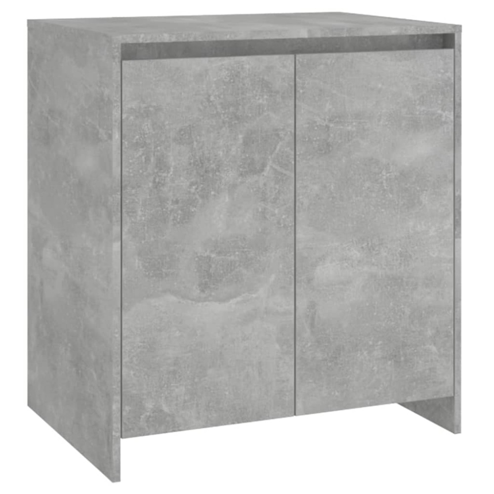 vidaXL Servantă, gri beton, 70x41x75 cm, lemn prelucrat