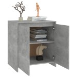 vidaXL Servantă, gri beton, 70x41x75 cm, lemn prelucrat vidaXL Servantă, gri beton, 70x41x75 cm, lemn prelucrat