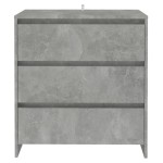 vidaXL Servantă, gri beton, 70x41x75 cm, lemn prelucrat