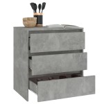 vidaXL Servantă, gri beton, 70x41x75 cm, lemn prelucrat