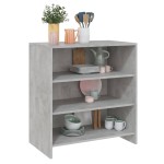 vidaXL Servantă, gri beton, 70x40,5x75 cm, PAL vidaXL Servantă, gri beton, 70x40,5x75 cm, PAL