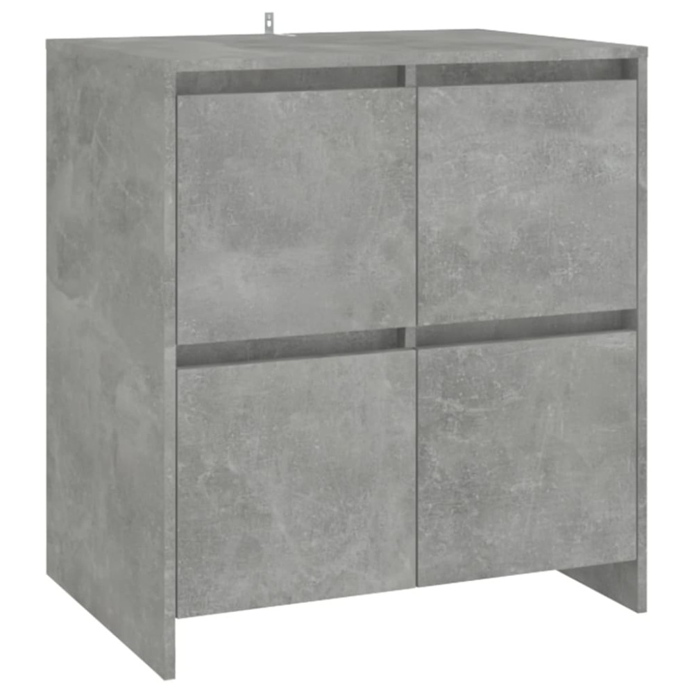 vidaXL Servantă, gri beton, 70x41x75 cm, lemn prelucrat