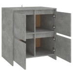 vidaXL Servantă, gri beton, 70x41x75 cm, lemn prelucrat vidaXL Servantă, gri beton, 70x41x75 cm, lemn prelucrat