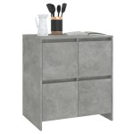 vidaXL Servantă, gri beton, 70x41x75 cm, lemn prelucrat vidaXL Servantă, gri beton, 70x41x75 cm, lemn prelucrat