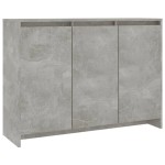 vidaXL Servantă, gri beton, 102x33x75 cm, lemn prelucrat vidaXL Servantă, gri beton, 102x33x75 cm, lemn prelucrat