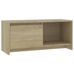 vidaXL Comodă TV, stejar sonoma, 90x35x40 cm, PAL