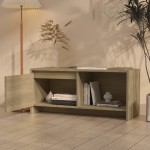 vidaXL Comodă TV, stejar sonoma, 90x35x40 cm, PAL