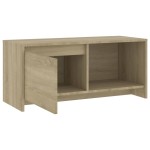 vidaXL Comodă TV, stejar sonoma, 90x35x40 cm, PAL