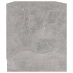 vidaXL Comodă TV, gri beton, 90x35x40 cm, PAL