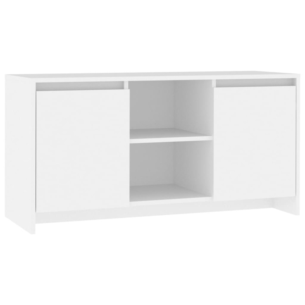 vidaXL Comodă TV, alb, 102x37,5x52,5 cm, PAL