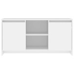 vidaXL Comodă TV, alb, 102x37,5x52,5 cm, PAL