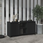 vidaXL Comodă TV, negru, 102x37,5x52,5 cm, PAL