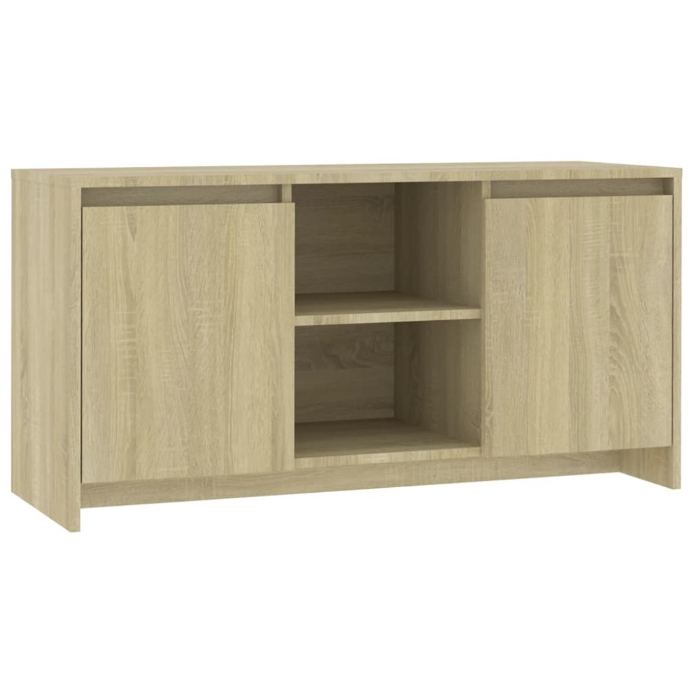 vidaXL Comodă TV, stejar sonoma, 102x37,5x52,5 cm, PAL