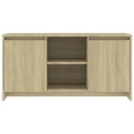 vidaXL Comodă TV, stejar sonoma, 102x37,5x52,5 cm, PAL vidaXL Comodă TV, stejar sonoma, 102x37,5x52,5 cm, PAL