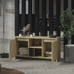vidaXL Comodă TV, stejar sonoma, 102x37,5x52,5 cm, PAL vidaXL Comodă TV, stejar sonoma, 102x37,5x52,5 cm, PAL