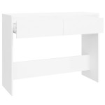 vidaXL Masă consolă, alb, 100x35x76,5 cm, PAL vidaXL Masă consolă, alb, 100x35x76,5 cm, PAL