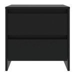 vidaXL Noptiere, 2 buc., negru, 45x34,5x44,5 cm, PAL vidaXL Noptiere, 2 buc., negru, 45x34,5x44,5 cm, PAL