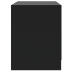 vidaXL Noptiere, 2 buc., negru, 45x34,5x44,5 cm, PAL vidaXL Noptiere, 2 buc., negru, 45x34,5x44,5 cm, PAL