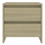 vidaXL Noptieră, stejar sonoma, 45x34,5x44,5 cm, PAL vidaXL Noptieră, stejar sonoma, 45x34,5x44,5 cm, PAL