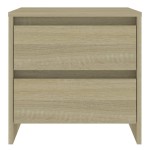 vidaXL Noptiere, 2 buc., stejar sonoma, 45x34,5x44,5 cm, PAL vidaXL Noptiere, 2 buc., stejar sonoma, 45x34,5x44,5 cm, PAL