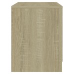 vidaXL Noptiere, 2 buc., stejar sonoma, 45x34,5x44,5 cm, PAL vidaXL Noptiere, 2 buc., stejar sonoma, 45x34,5x44,5 cm, PAL