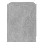 vidaXL Noptiere, 2 buc., gri beton, 45x34,5x44,5 cm, PAL vidaXL Noptiere, 2 buc., gri beton, 45x34,5x44,5 cm, PAL