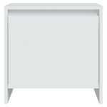 vidaXL Noptiere, 2 buc., alb, 45x34x44,5 cm, PAL