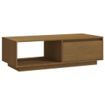 vidaXL Măsuță de cafea, maro miere, 110x50x33,5 cm, lemn masiv pin vidaXL Măsuță de cafea, maro miere, 110x50x33,5 cm, lemn masiv pin