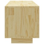vidaXL Comodă TV, 110x30x33,5 cm, lemn masiv de pin