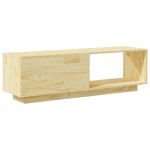vidaXL Comodă TV, 110x30x33,5 cm, lemn masiv de pin