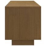 vidaXL Comodă TV, maro miere, 110x30x33,5 cm, lemn masiv de pin vidaXL Comodă TV, maro miere, 110x30x33,5 cm, lemn masiv de pin
