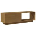 vidaXL Comodă TV, maro miere, 110x30x33,5 cm, lemn masiv de pin vidaXL Comodă TV, maro miere, 110x30x33,5 cm, lemn masiv de pin