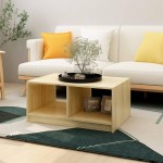 vidaXL Măsuță de cafea, 75x50x33,5 cm, lemn masiv de pin vidaXL Măsuță de cafea, 75x50x33,5 cm, lemn masiv de pin
