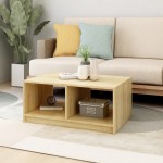 vidaXL Măsuță de cafea, 75x50x33,5 cm, lemn masiv de pin vidaXL Măsuță de cafea, 75x50x33,5 cm, lemn masiv de pin