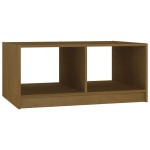vidaXL Măsuță de cafea, maro miere, 75x50x33,5 cm, lemn masiv de pin