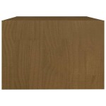 vidaXL Măsuță de cafea, maro miere, 75x50x33,5 cm, lemn masiv de pin
