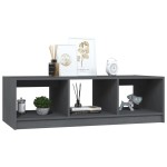 vidaXL Măsuță de cafea, gri, 110x50x34 cm, lemn masiv de pin vidaXL Măsuță de cafea, gri, 110x50x34 cm, lemn masiv de pin