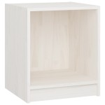vidaXL Noptiere, 2 buc., alb, 35,5x33,5x41,5 cm, lemn masiv de pin