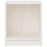 vidaXL Noptiere, 2 buc., alb, 35,5x33,5x41,5 cm, lemn masiv de pin