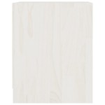vidaXL Noptiere, 2 buc., alb, 35,5x33,5x41,5 cm, lemn masiv de pin