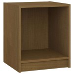 vidaXL Noptiere, 2 buc., maro miere, 35,5x33,5x41,5 cm, lemn masiv pin vidaXL Noptiere, 2 buc., maro miere, 35,5x33,5x41,5 cm, lemn masiv pin
