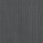 vidaXL Dulap lateral, gri, 35,5x33,5x76 cm, lemn masiv de pin