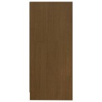 vidaXL Dulap lateral, maro miere, 35,5x33,5x76 cm, lemn masiv de pin