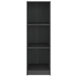 vidaXL Bibliotecă/Separator cameră, gri, 36x33x110 cm, lemn masiv pin