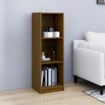 vidaXL Bibliotecă/Separator cameră, maro miere, lemn masiv de pin vidaXL Bibliotecă/Separator cameră, maro miere, lemn masiv de pin