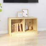 vidaXL Comodă TV, 70x33x42 cm, lemn masiv de pin