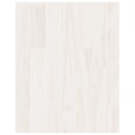 vidaXL Comodă TV, alb, 70x33x42 cm, lemn masiv de pin