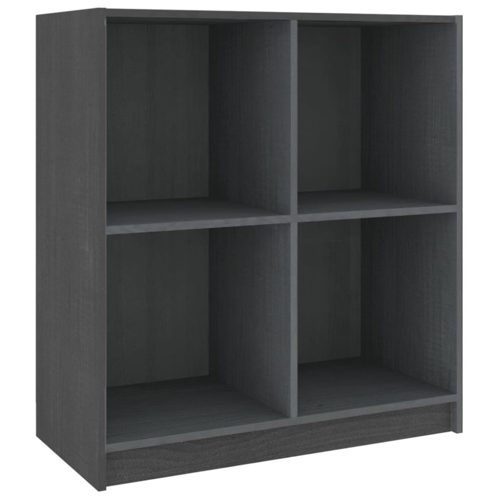 vidaXL Servantă, gri, 70x33x76 cm, lemn de pin