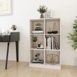 vidaXL Bibliotecă, alb, 70x33x110 cm, lemn masiv de pin vidaXL Bibliotecă, alb, 70x33x110 cm, lemn masiv de pin
